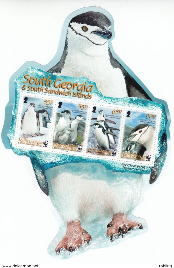 Antarctica - South Georgia 2008, WWF, Penguins, Michel BL18, MNH 18954 - Other & Unclassified