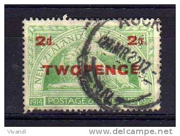 New Zealand - 1922 - Surcharge - Used - Used Stamps