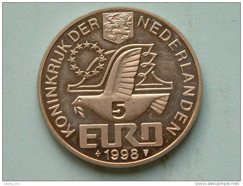 5 EURO 1998 - MAARTEN HARPERTSZ TROMP (Zilverkleur - For Grade And Details, Please See Photo ) - Autres & Non Classés
