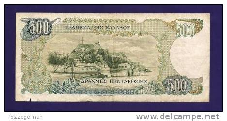 GREECE 1983 Used VF  Banknote 500 Drachmai  KM 201 - Griekenland