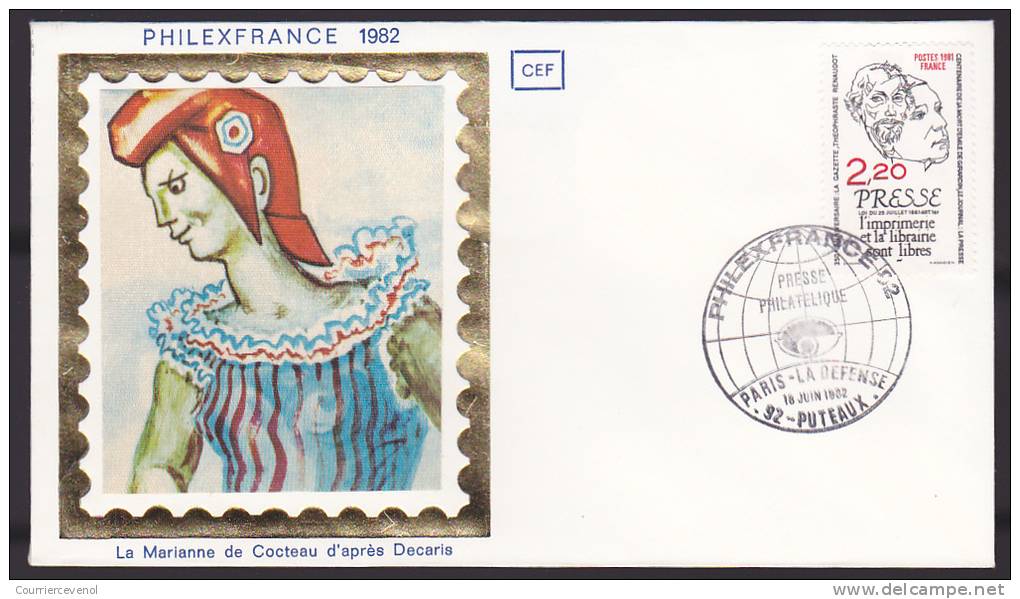 8 Enveloppes Type FDC Avec Cachets Temporaires PHILEXFRANCE 1982 Puteaux - 8 Journées Différentes - Cachets Commémoratifs