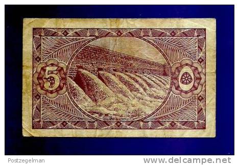 EGYPT  Used VF Currency Note 5 Piastres KM63 - Aegypten