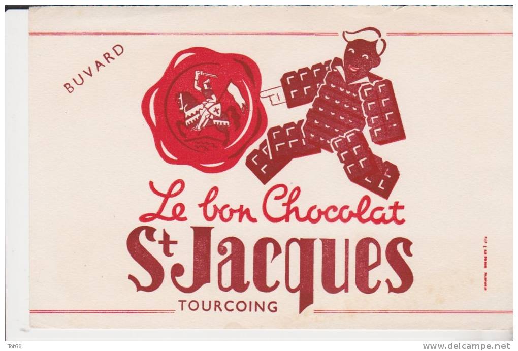 Buvard Chocolat Saint Jacques Tourcoing - Kakao & Schokolade