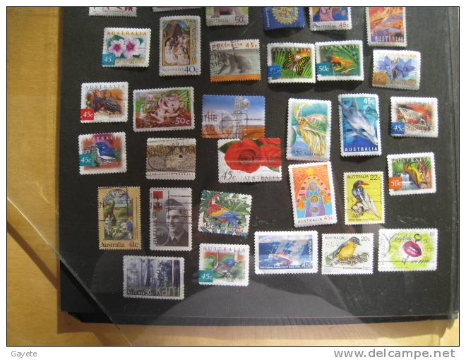 AUSTRALIE. LOT 1. 50 TIMBRES DIFFERENTS  OBLITERES. - Used Stamps