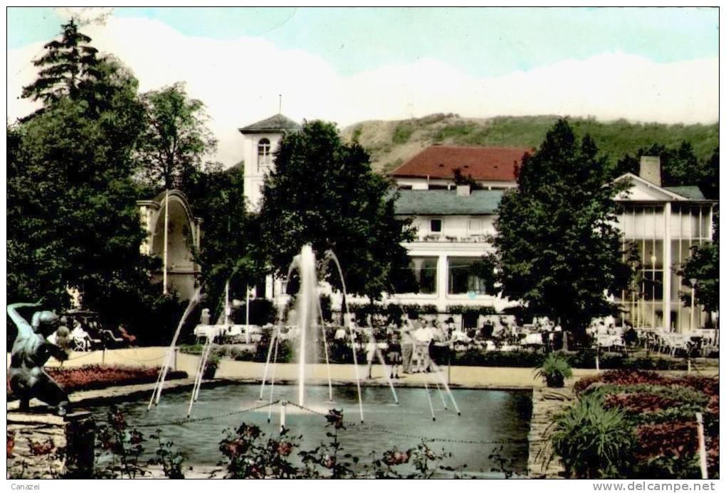 AK Bad Münster Am Stein, Thermalbad, Kurhaus, Gel 1961 - Bad Muenster A. Stein - Ebernburg