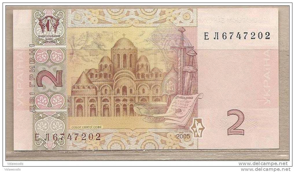 Ucraina - Banconota Non Circolata Da 2 Hryvnja - 2005 - Ukraine