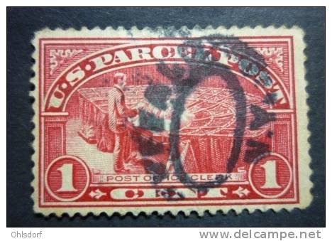 U.S.A. - PARCEL POST 1913: Sc Q1 - VG, O - FREE SHIPPING ABOVE 10 EURO - Pacchi