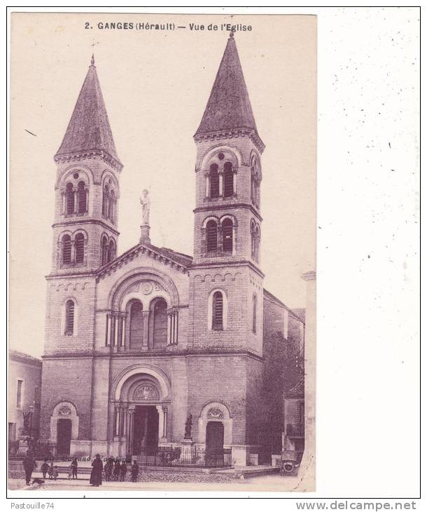 2.  GANGES  (Hérault)  -  Vue  De  L' Eglise - Ganges