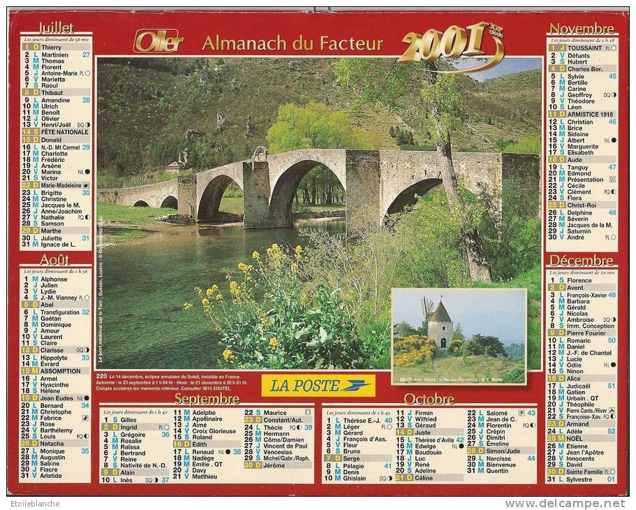 Calendrier, Photos, Saint Cirq Lapopie, Beau Village Classé (46 Lot) - Pont Médieval Sur Le Tarn, Quezac (Lozere, 48) - Big : 2001-...