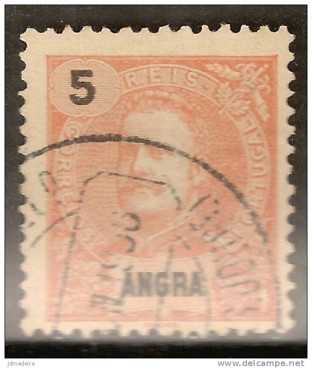 Angra – 1897 King Carlos 5 Réis - Angra