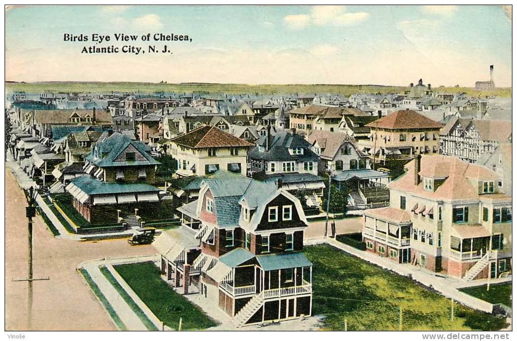 : Réf : P-12- 0875 : Birds Eye View Of Chelsea Atlantic City - Atlantic City