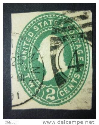 U.S.A. - STAMPED ENVELOPPES 1887-94: Sc U318, O - FREE SHIPPING ABOVE 10 EURO - ...-1900