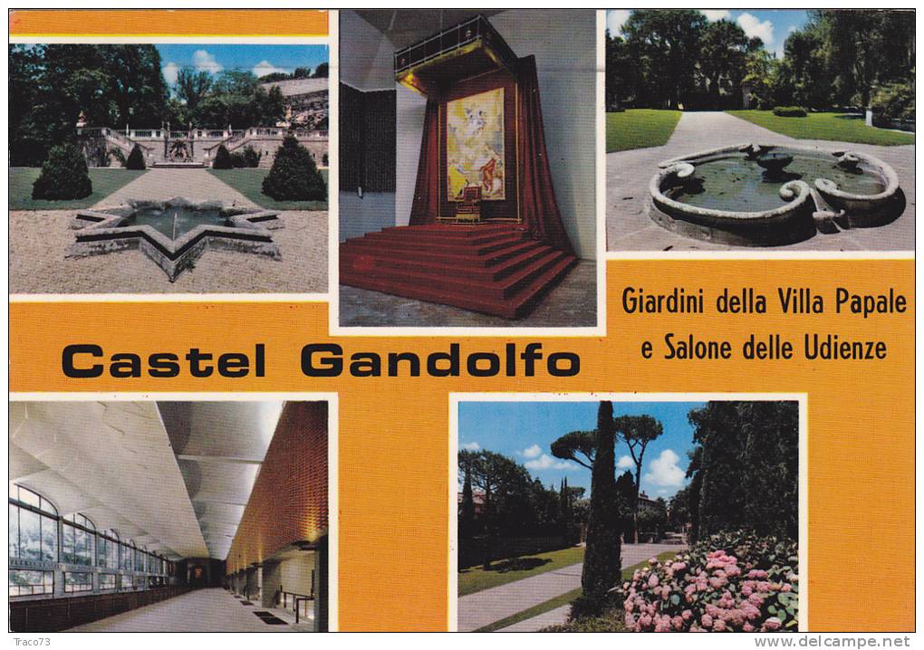 CASTEL GANDOLFO  /  Vedutine  _Viaggiata - Parcs & Jardins