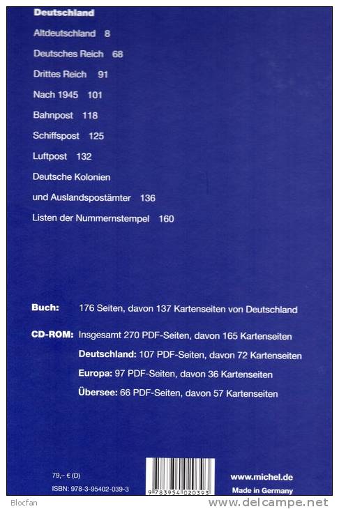 MlCHEL Atlas der Welt-Philatelie 2013 neu 79€ mit CD-Rom zur Postgeschichte A-Z mit Nummernstempeln catalogue of Germany