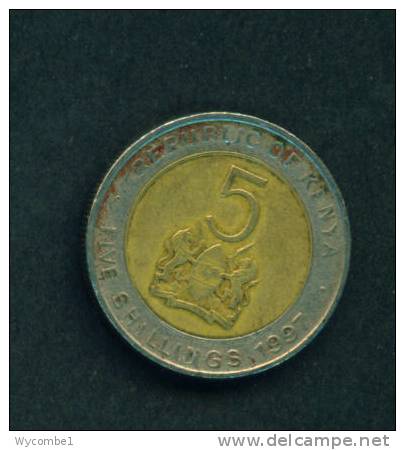 KENYA  -  1997  5 Shillings  Circulated As Scan - Kenia