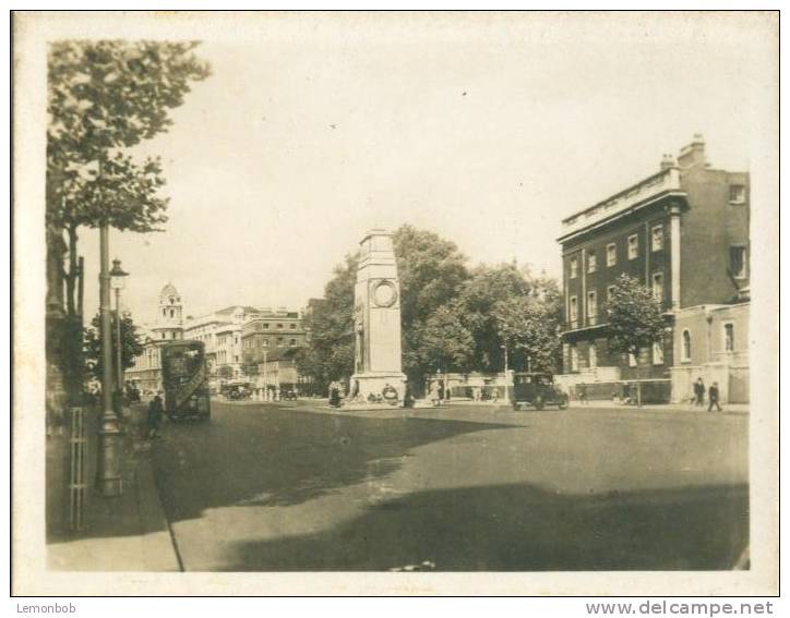 UK, London, Whitehall And The Cenotaph, Real Photo Snapshot [12668] - Other & Unclassified