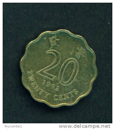 HONG KONG  -  1995  20 Cents  Circulated As Scan - Hong Kong