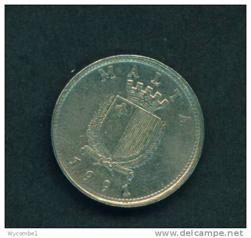 MALTA  -  1991  10 Cents  Circulated As Scan - Malta