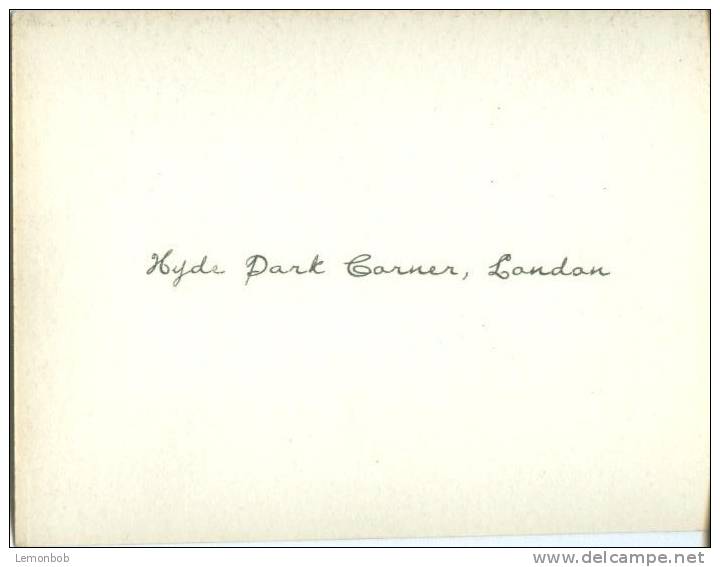 UK, London, Hyde Park Corner, 1910s-20s Real Photo Snapshot [12673] - Other & Unclassified
