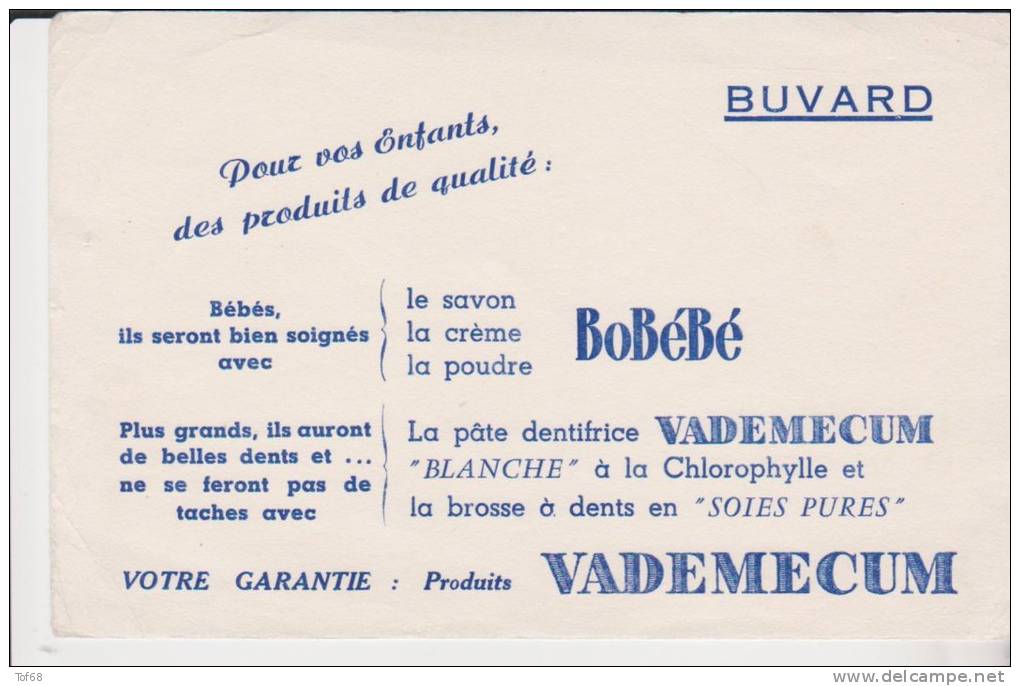 Buvard Dentifrice Vademecum - Parfum & Cosmetica