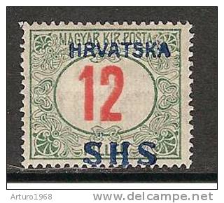 Jugoslawien / Yugoslavia / Yougoslavie - Mi.Porto 30 - Mint / * 1918 Mi.CV: 200,00€ - Strafport