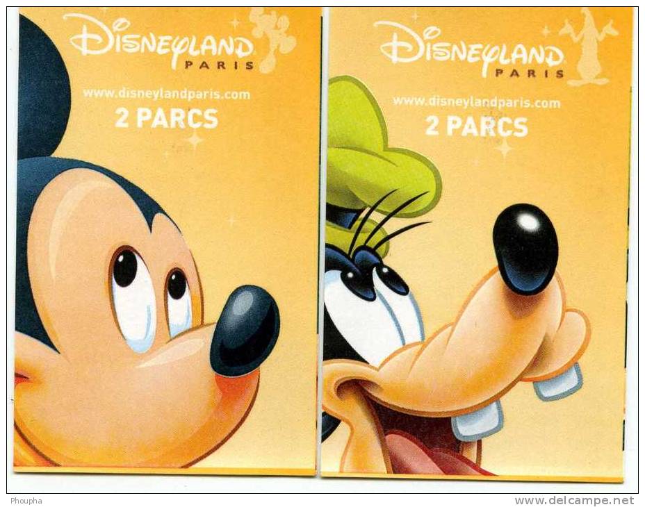 Lot De 2 Nouveaux Pass Disney - Passeports Disney