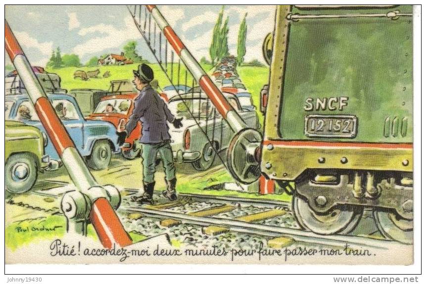 1416 - PITIE ! ACCORDEZ-MOI DEUX MINUTES POUR FAIRE PASSER MON TRAIN - PAUL ORDNER - Ordner, P.