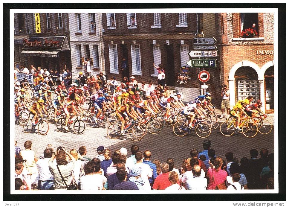 Le Tour De France à VALMONT En 1997 - L'Italien CIPOLLINI Maillot Jaune - Valmont