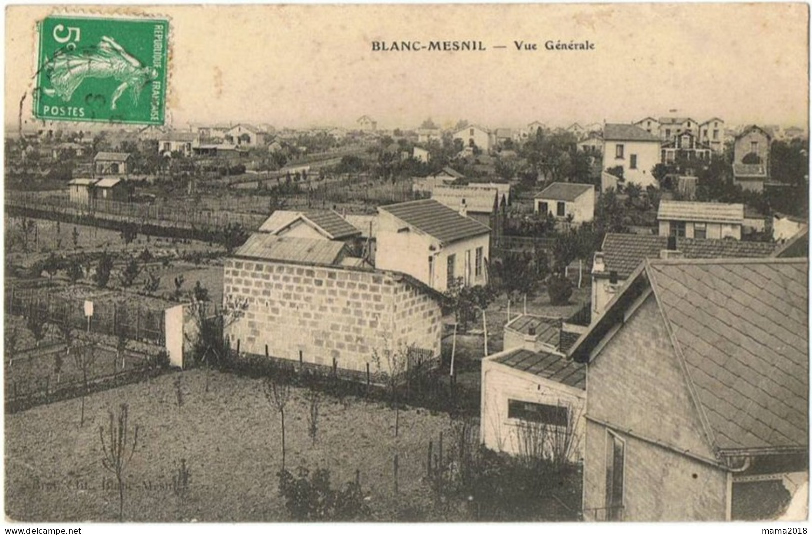 Le Blanc Ménil    Vue Générale    1909 - Le Blanc-Mesnil