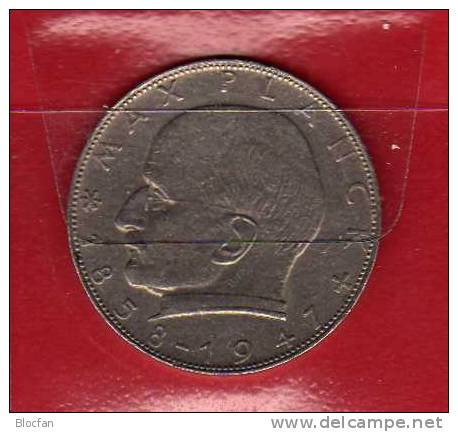 Deutschland 2 DM Physiker Max Planck 1968 Buchstabe G Stg 25€ Münzen Präge-Anstalt Karlsruhe Extra Set Coins Of Germany - 2 Mark