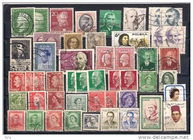 Lot 128 Famous People 5 Scans 175 Different - Other & Unclassified