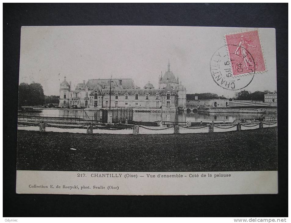 Chantilly(Oise)-Vue D'ensemble-Cote De La Pelouse 1904 - Picardie