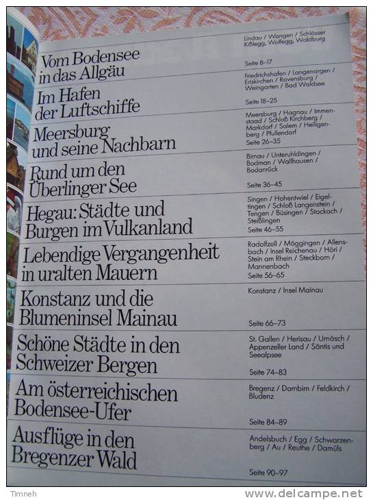 N° 10 HB BILD ATLAS - BODENSEE - RV REISE Und VERKEHRSVERLAG - Revue Touristique En Allemand - - Voyage & Divertissement