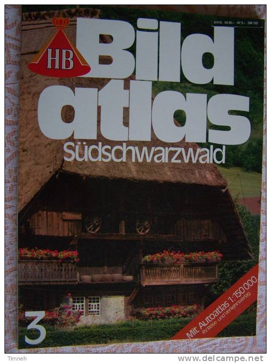 N° 3  HB BILD ATLAS - SÜDSCHWARZWALD - RV REISE Und VERKEHRSVERLAG - Revue Touristique En Allemand - Travel & Entertainment