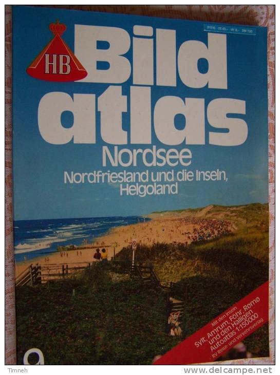 N° 9  HB BILD ATLAS NORDSEE NORDFRIESLAND INSELN HELGOLAND - RV REISE Und VERKEHRSVERLAG - Revue Touristique En Allemand - Travel & Entertainment