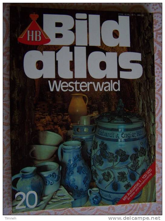 N° 20  HB BILD ATLAS - WESTERWALD - RV REISE Und VERKEHRSVERLAG - Revue Touristique En Allemand - Voyage & Divertissement