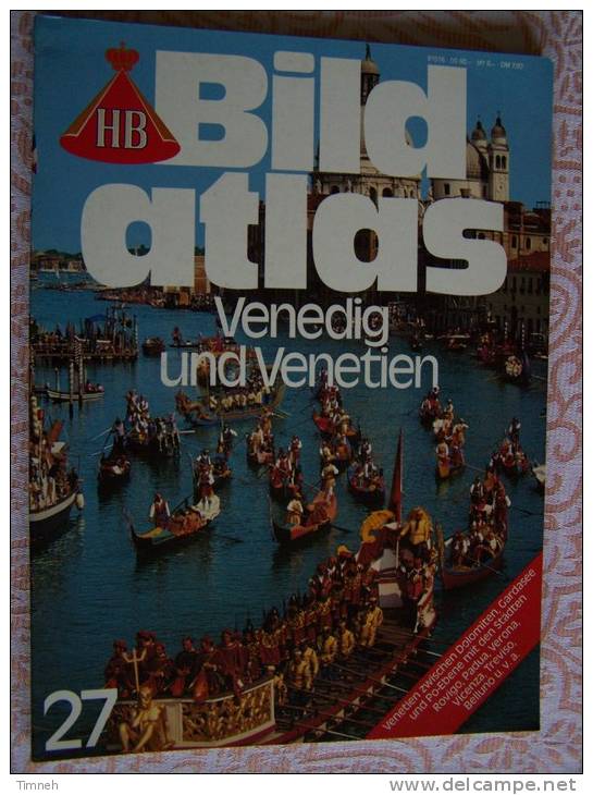 N° 27 HB BILD ATLAS - VENEDIG Und VENETIEN - RV REISE Und VERKEHRSVERLAG - Revue Touristique En Allemand - Voyage & Divertissement