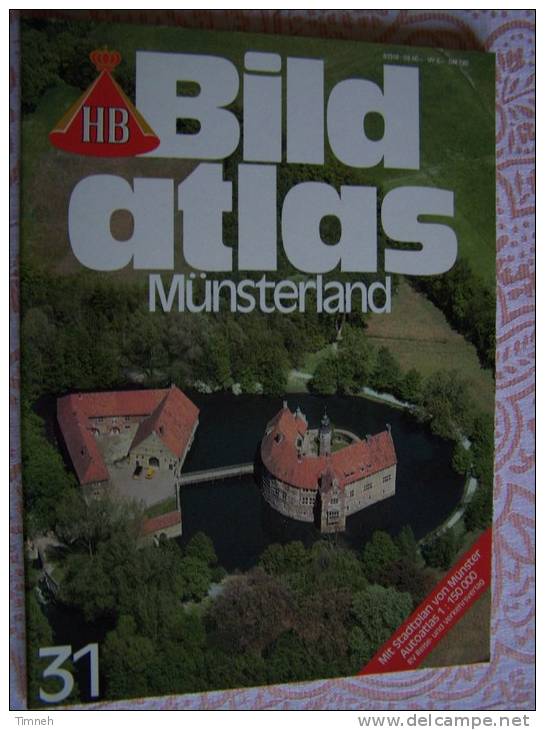 N° 31 HB BILD ATLAS - MÜNSTERLAND - RV REISE Und VERKEHRSVERLAG - Revue Touristique En Allemand - Reizen En Ontspanning