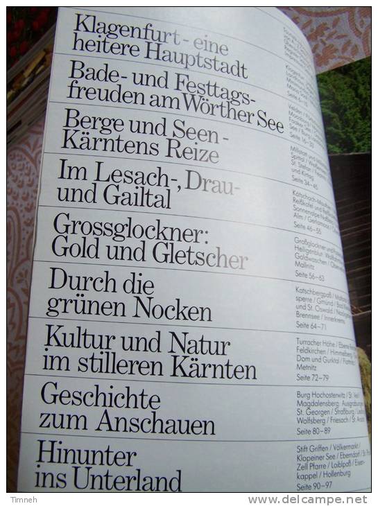 N° 33 HB BILD ATLAS - KÄRNTEN - SEE - Revue Touristique En Allemand - Voyage & Divertissement