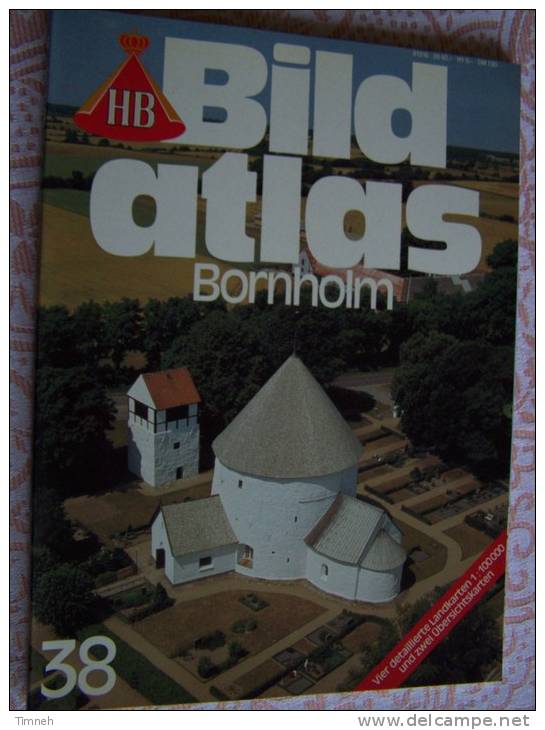 N° 38 HB BILD ATLAS - BORNHOLM Landkarten - Revue Touristique En Allemand - Viajes  & Diversiones