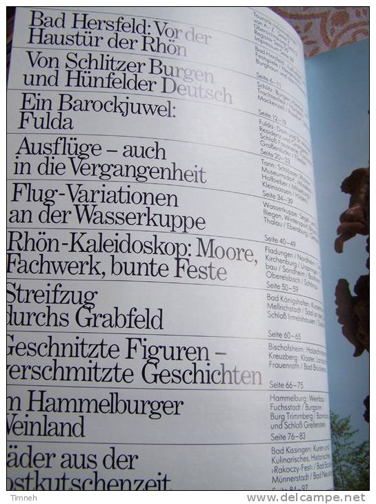 N° 34 HB BILD ATLAS -RHÖN - RV Reise Und Verkehrsverlag - Revue Touristique En Allemand - Voyage & Divertissement