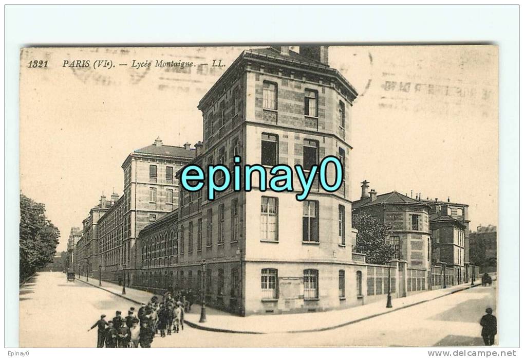 Br - 75006 - Lycée Montaigne - RARE VISUEL - édition LL - Paris (06)