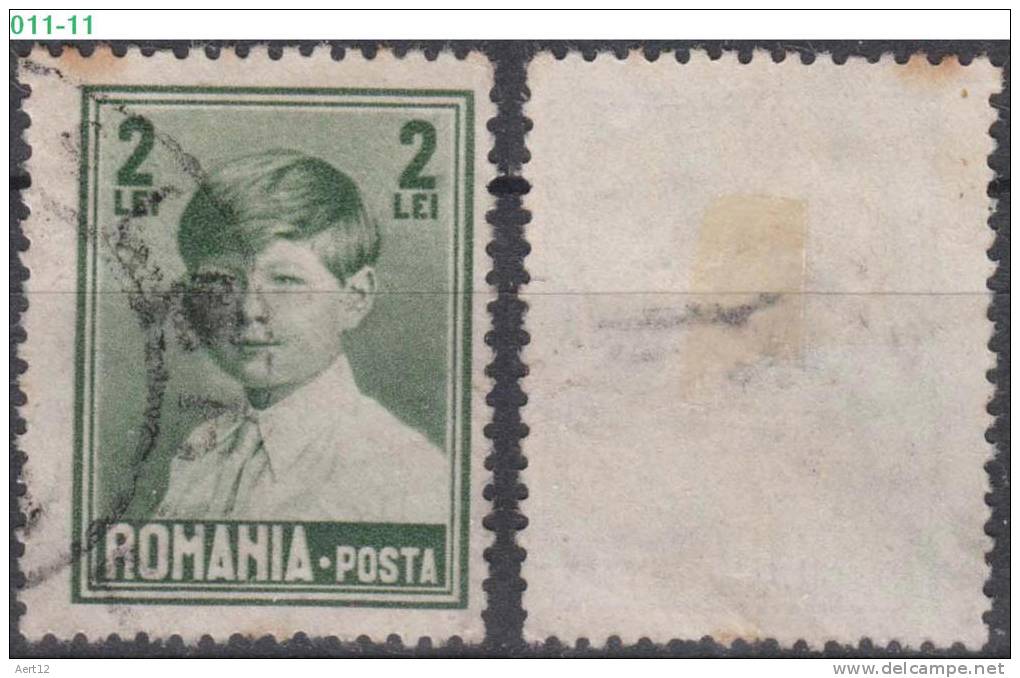 ROMANIA, 1928, King Michael,  Sc./ Mi.: 324 / 324 - Usado