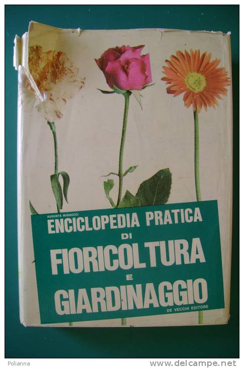 PEZ/16 Mignucci ENCICLOPEDIA PRATICA DI FLORICOLTURA E GIARDINAGGIO De Vecchi 1966 - Giardinaggio