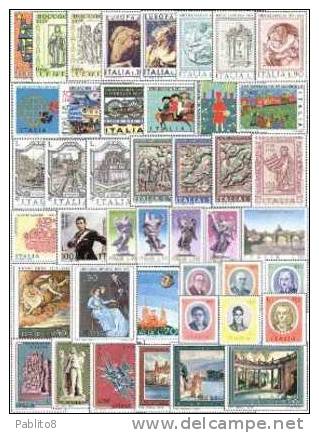 ITALIA REPUBBLICA ITALY REPUBLIC ANNATA COMPLETA COMPLETE YEAR 1975 USATA USED OBLITERE' - Full Years