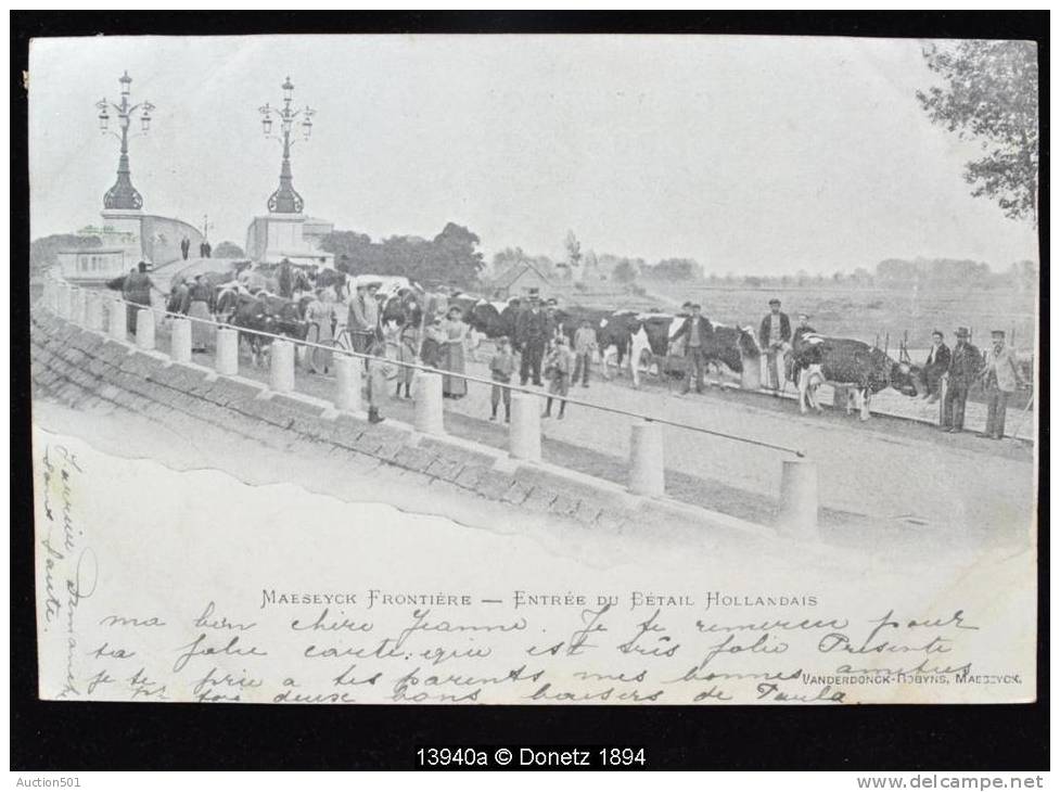 13940g FRONTIERE - Entrée Du Bétail Hollandais - Maeseyck - 1902 - Maaseik