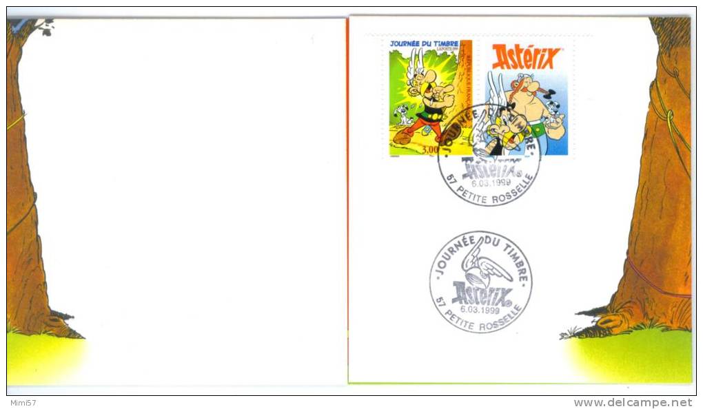 Dépliant ASTERIX - J.D.T. 1999 Petite-Rosselle - Documents De La Poste