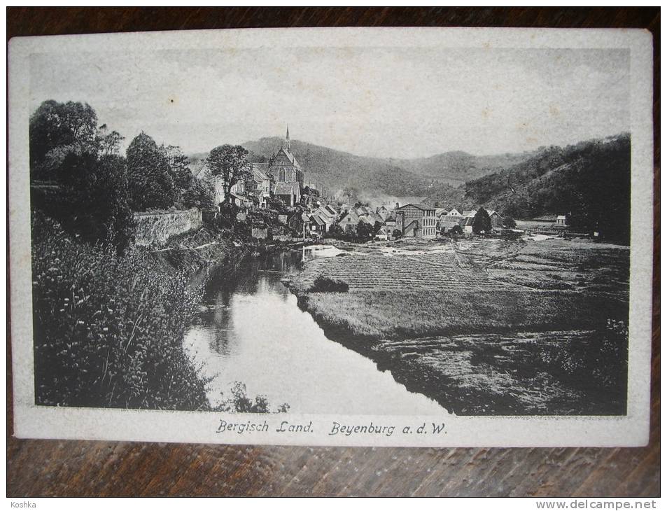 BEYENBURG - Nicht Gebraucht  - Panorama - Bergisch Land - Lot 207 - Wuppertal