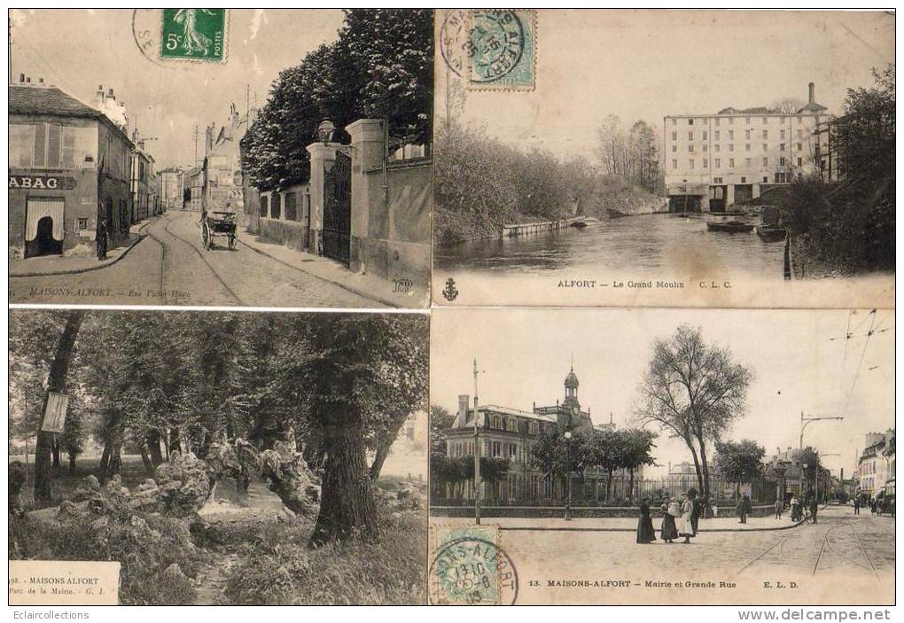 Maisons Alfort   Lot De 4 Cartes  Voir Scan - Maisons Alfort