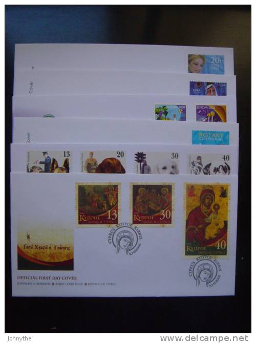 Cyprus 2005 Full Year FDCS - Lettres & Documents